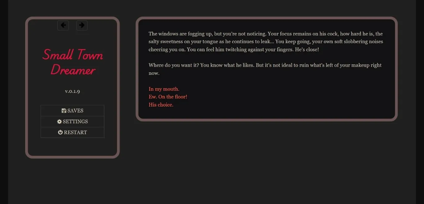 HTML Small Town Dreamer [v0.2.1] [sicklycynic] | Free Adult Games