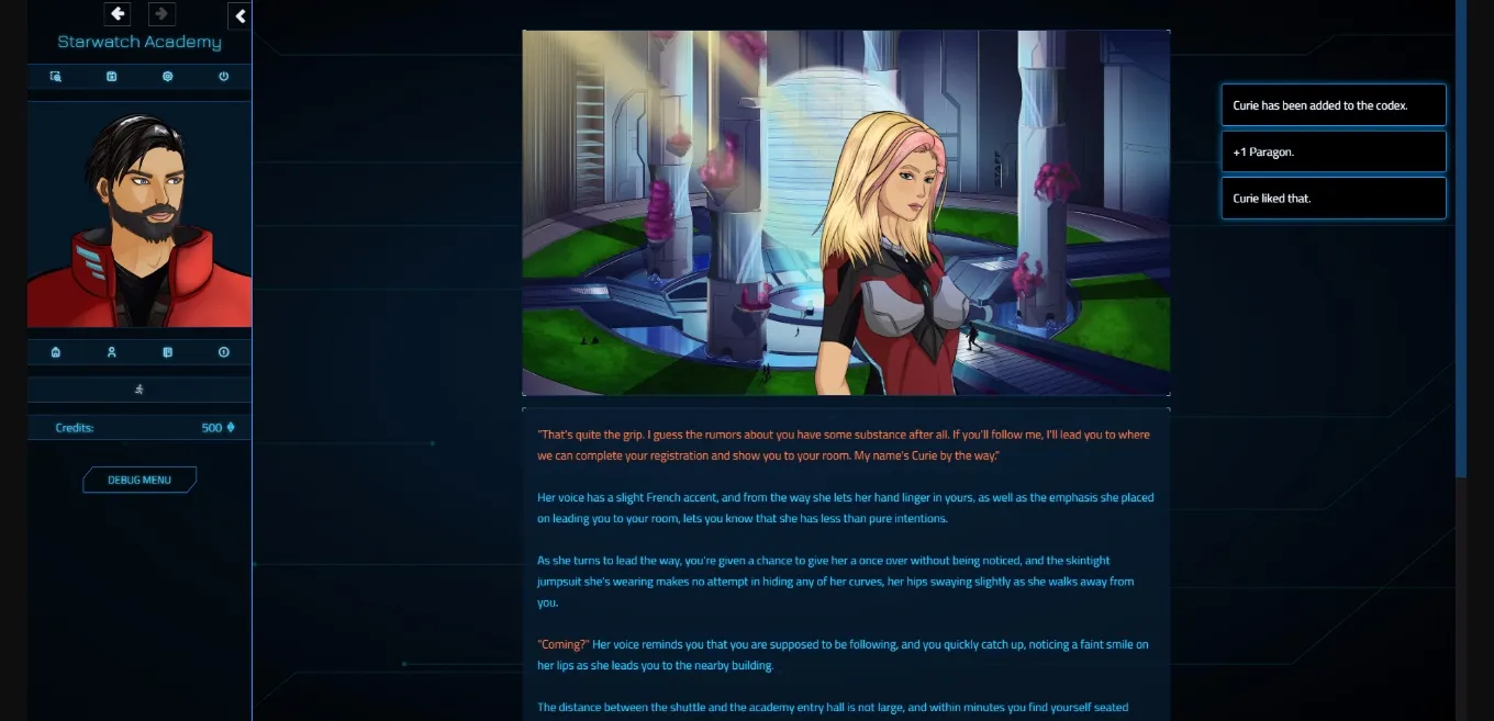 HTML Starwatch Academy [v0.3.11] [Jaded Dreams] | Free Adult Games