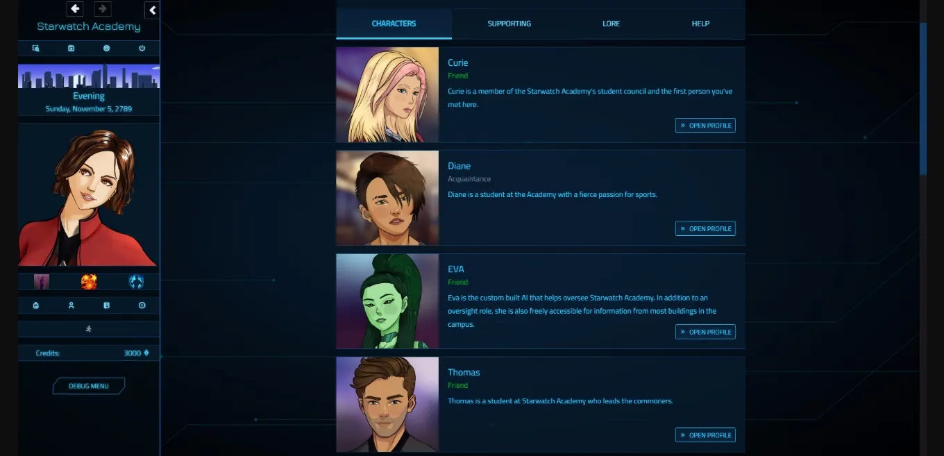 HTML Starwatch Academy [v0.3.11] [Jaded Dreams] | Free Adult Games