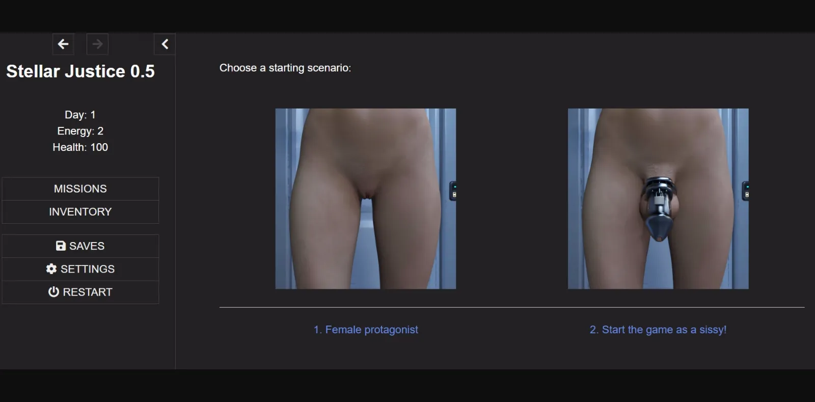 HTML Stellar Justice [v0.5] [Primal356] | Free Adult Games