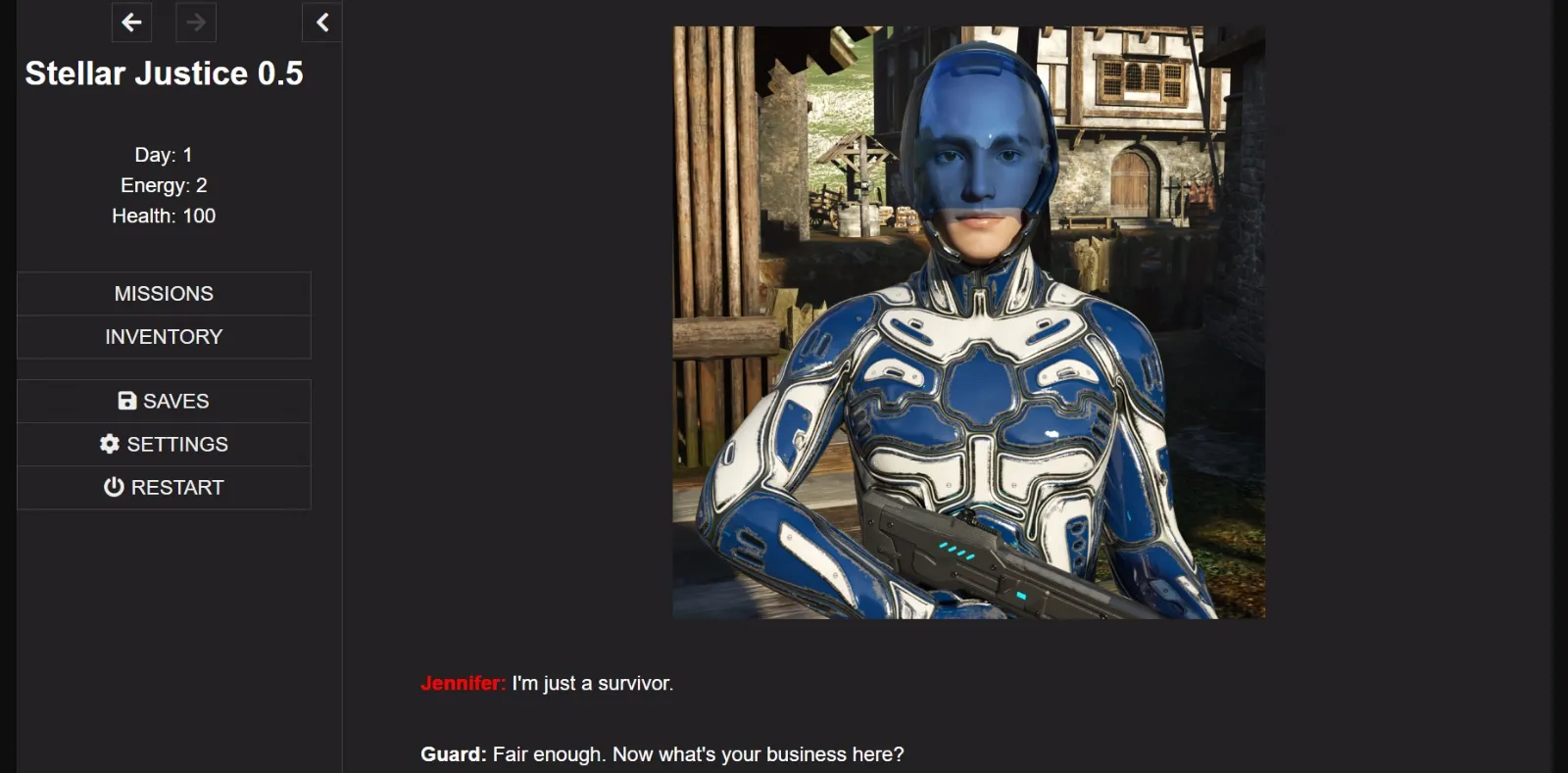 HTML Stellar Justice [v0.5] [Primal356] | Free Adult Games