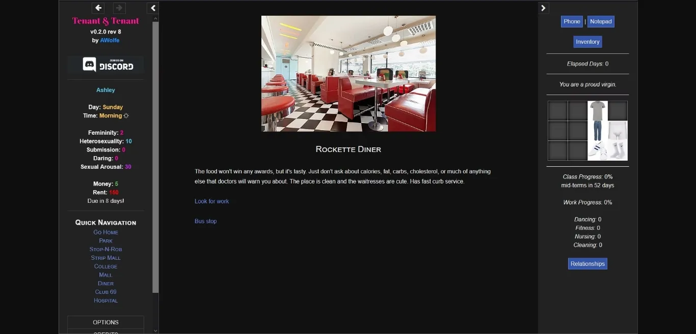 HTML Tenant & Tenant [v0.4.2c] [AWolfe] | Free Adult Games