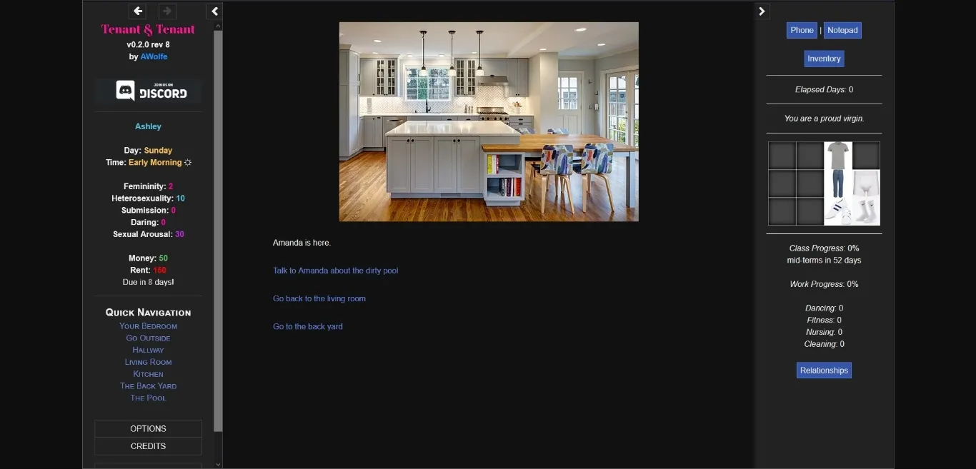 HTML Tenant & Tenant [v0.4.2c] [AWolfe] | Free Adult Games
