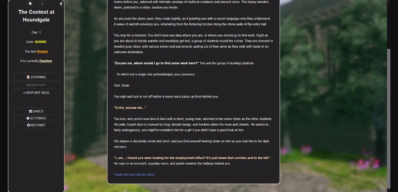 HTML The Contest at Houndgate [v2.5 Hotfix 1] [EroFlair] | Free Adult Games