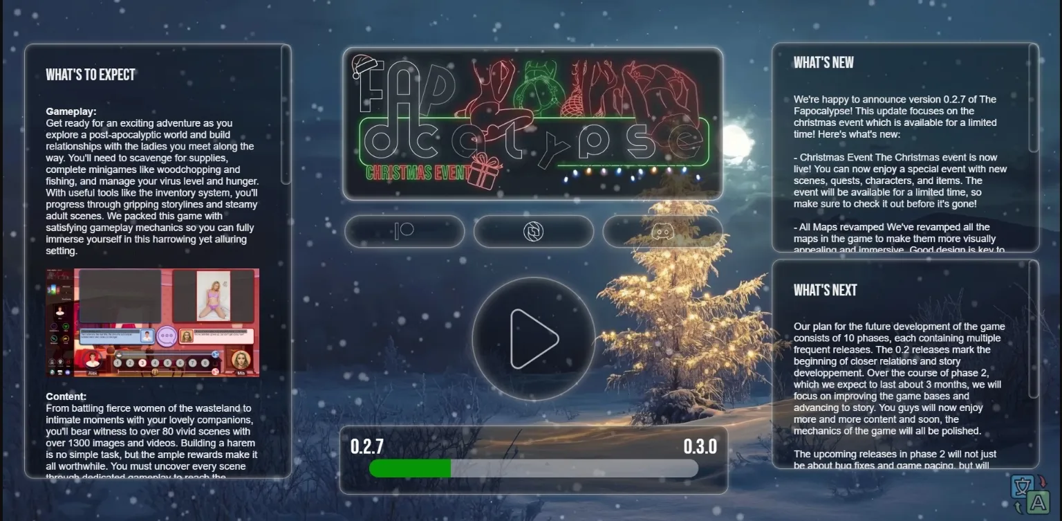 HTML The Fapocalypse [v0.4.0a] [FAP Online Creation] | Free Adult Games