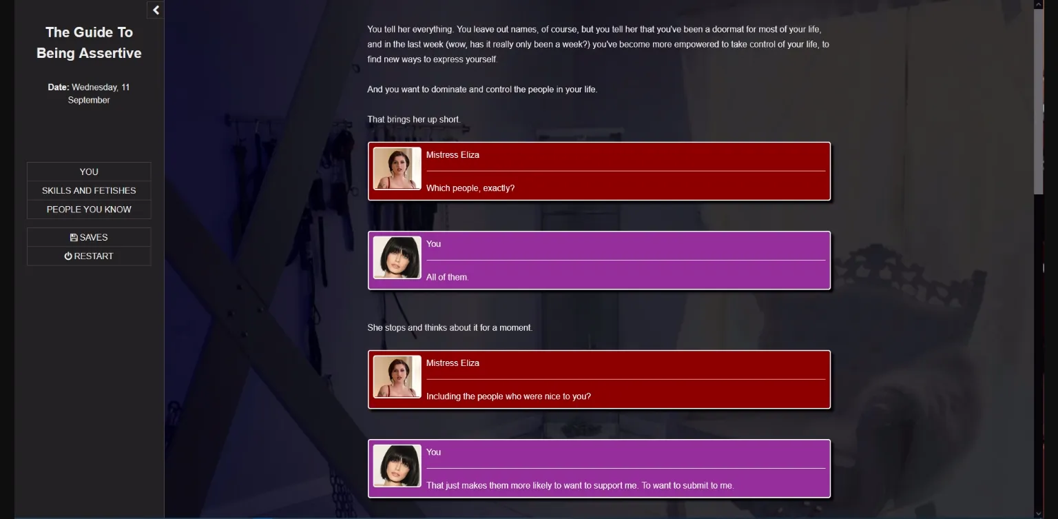 HTML The Guide to Being Assertive [v0.3.1.1 Public] [AnonymousMan] | Free Adult Games