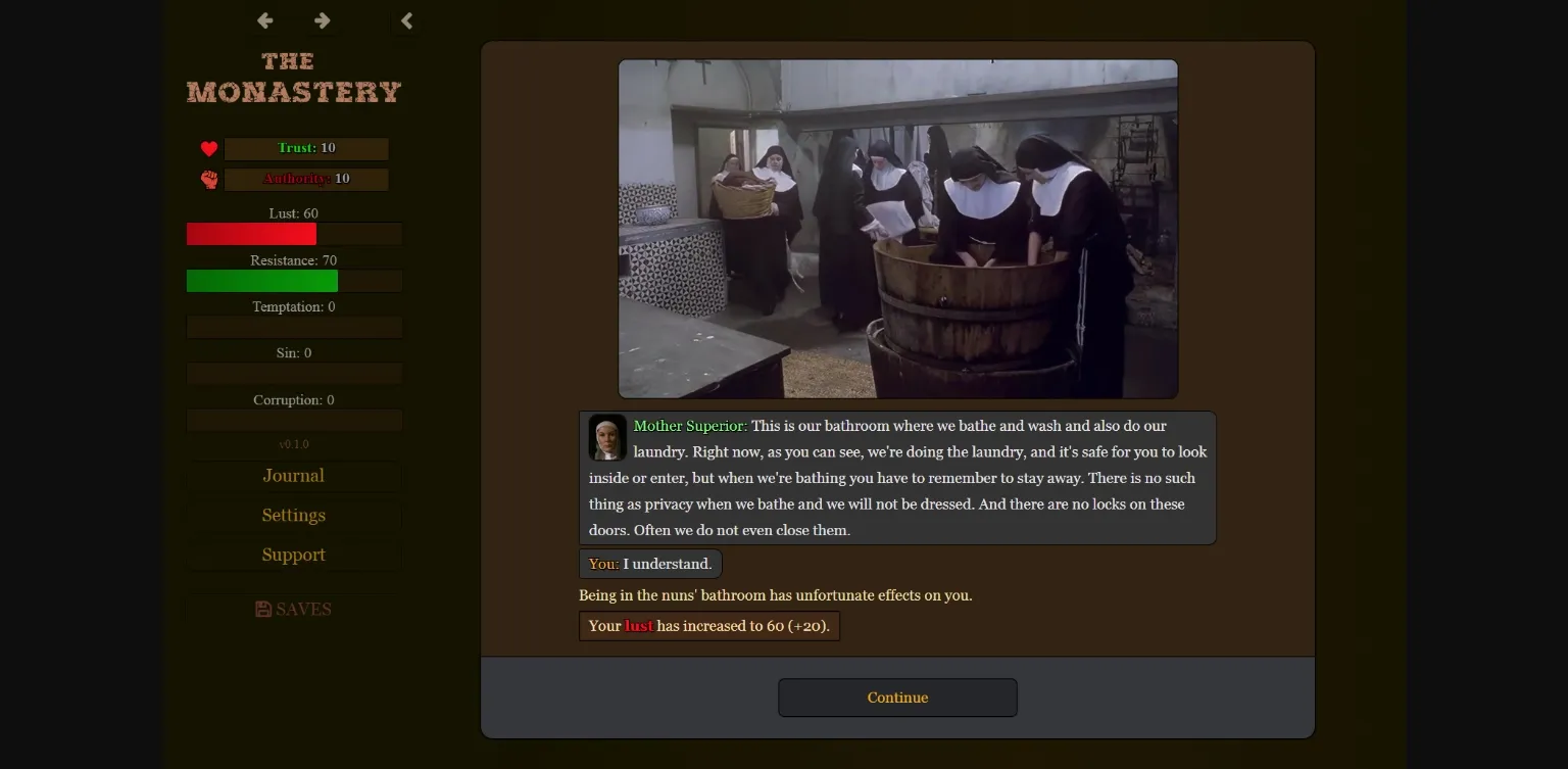 HTML The Monastery [v0.11.0.0] [Alcahest] | Free Adult Games
