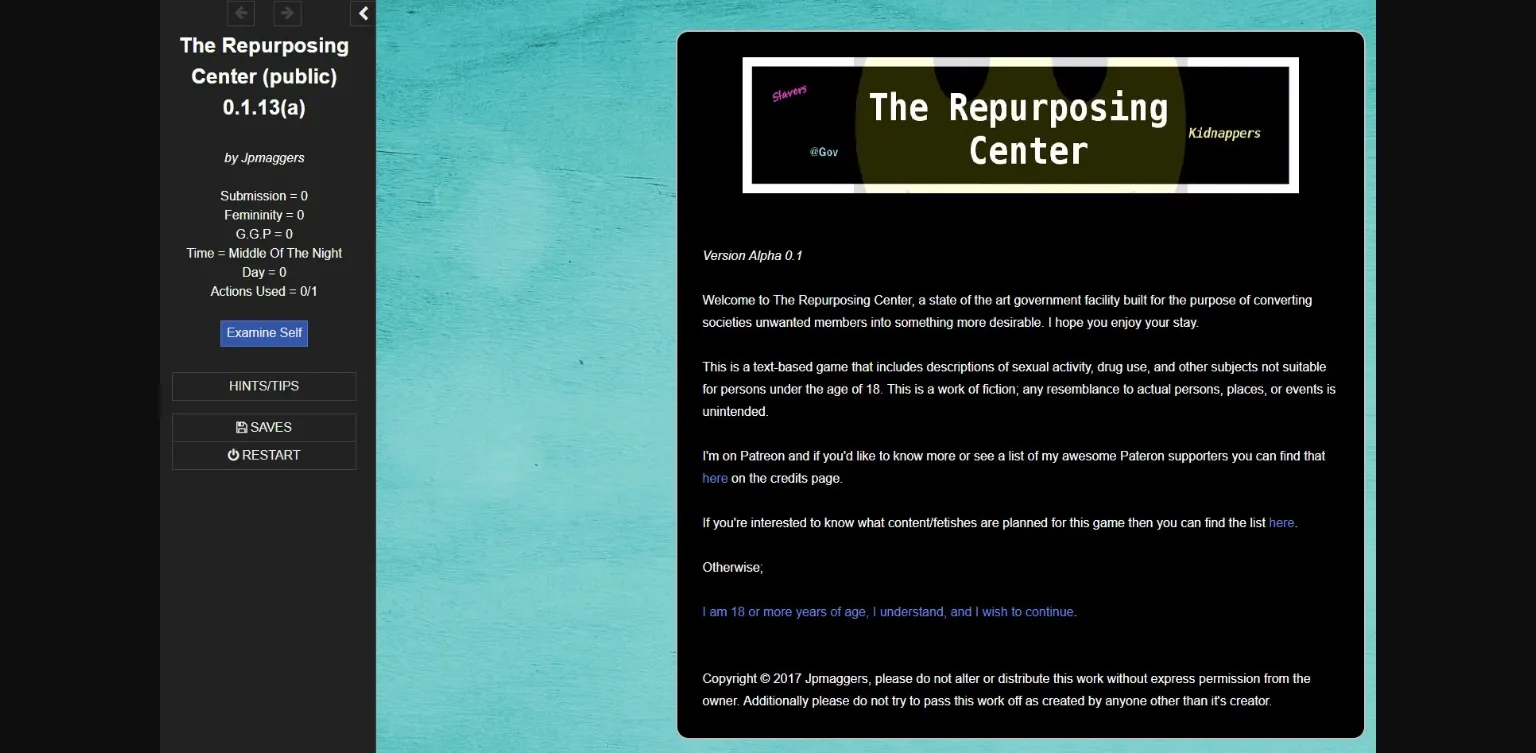 HTML The Repurposing Center [v0.5.23a Public] [Jpmaggers] | Free Adult Games