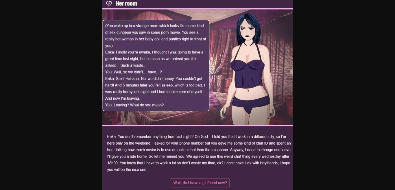 HTML The Sissy Girlfriend Experiment [v0.12.4] [jammye.jones] | Free Adult Games