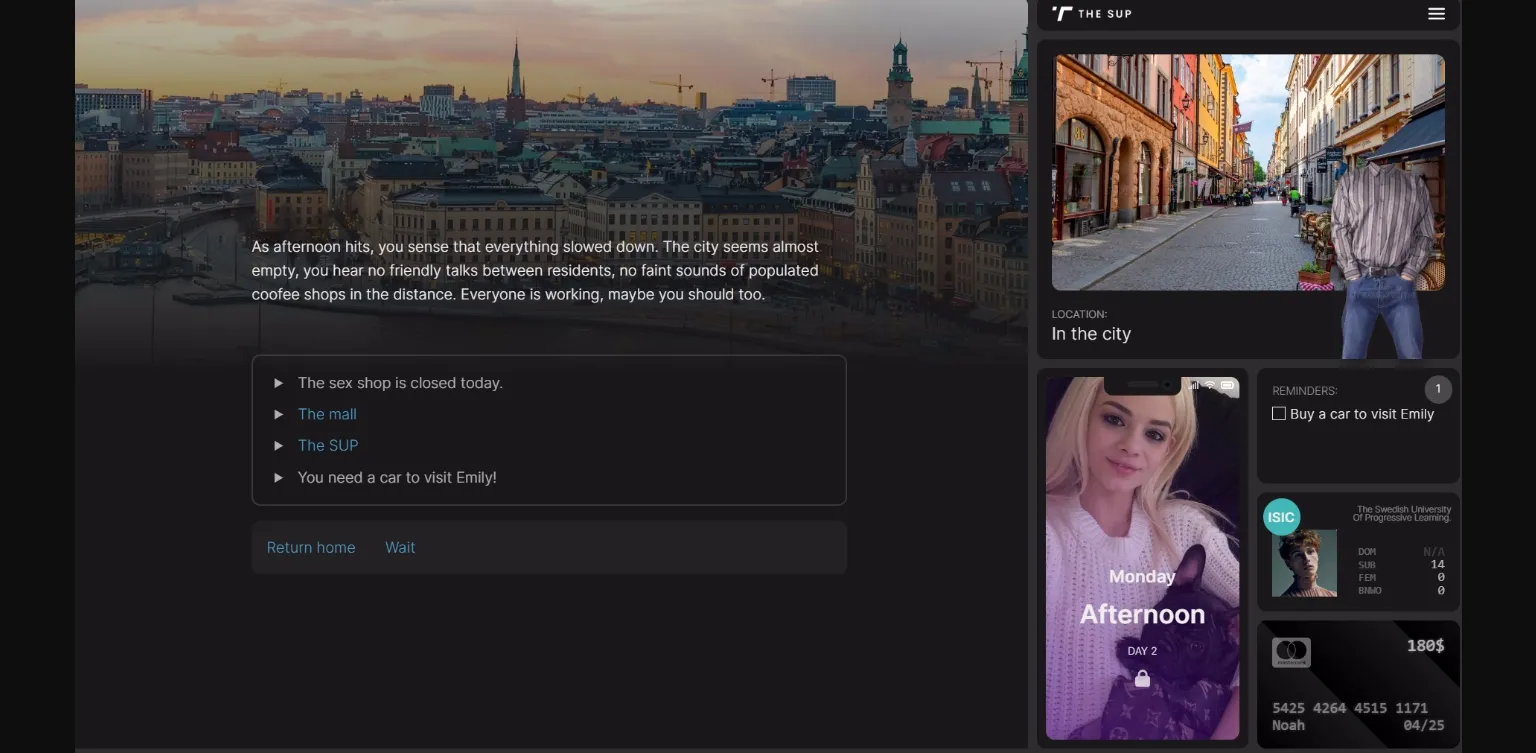 HTML The SUP [v0.9] [MegyMonster] | Free Adult Games
