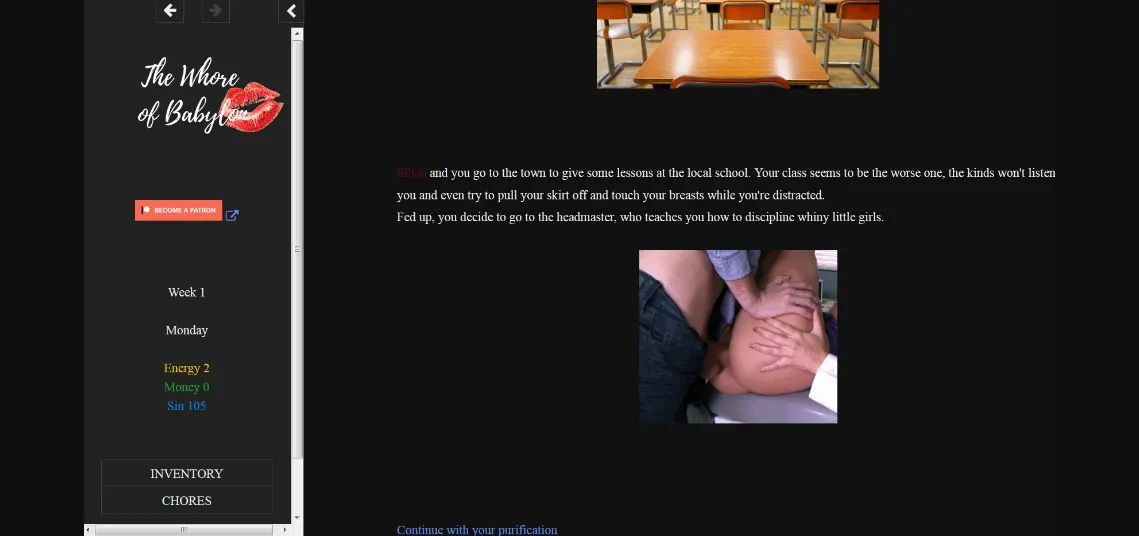 HTML The Whore of Babylon [v2024-12-19 Hotfix] [Kitty and the Lord] | Free Adult Games