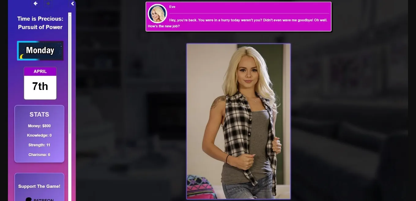 HTML Time Is Precious [v0.2] [Hyland Games] | Free Adult Games