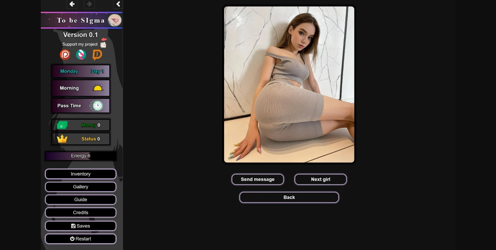 HTML To Be SIgma [v0.84] [ToBeSIgma] | Free Adult Games