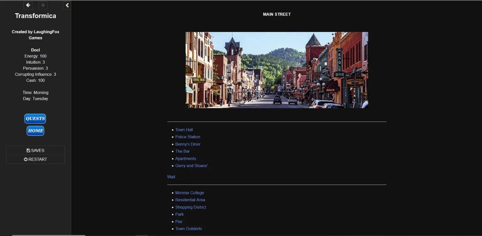 HTML Transformica [v0.06] [LaughingFoxGames] | Free Adult Games