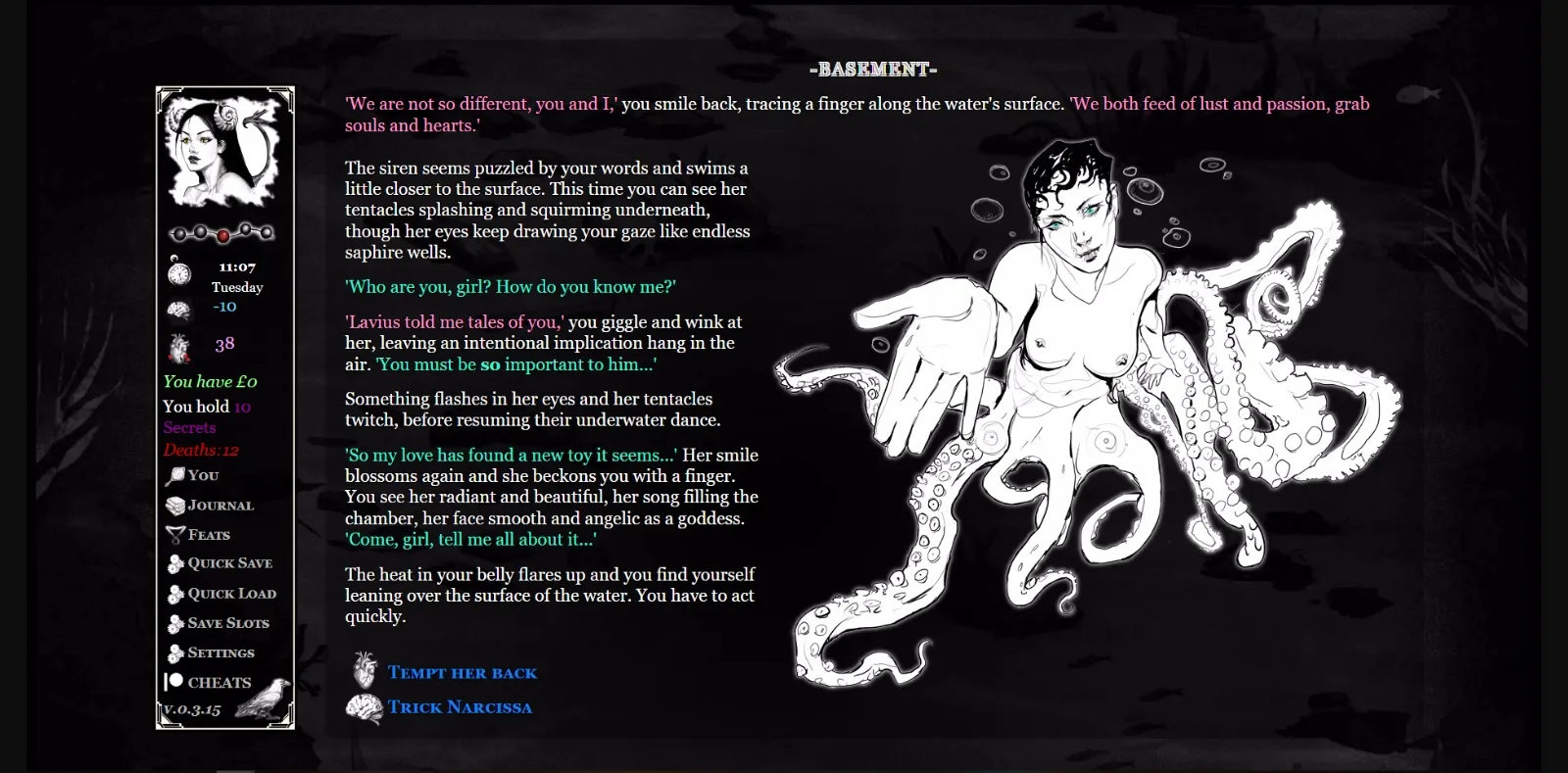 HTML Transylvania [v0.5.14] [XFiction] | Free Adult Games