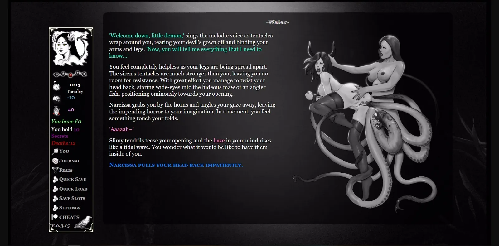 HTML Transylvania [v0.5.14] [XFiction] | Free Adult Games