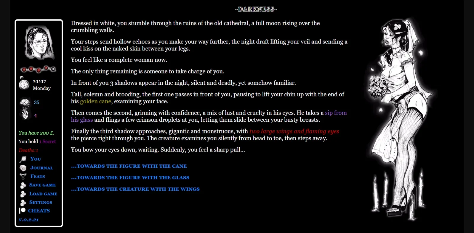 HTML Transylvania [v0.5.14] [XFiction] | Free Adult Games