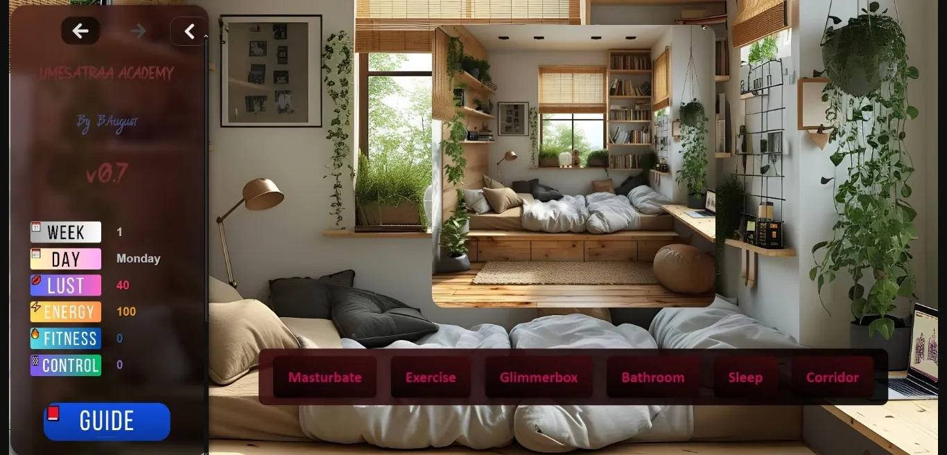 HTML Umesatraa Academy [v0.7.1] [B.August] | Free Adult Games