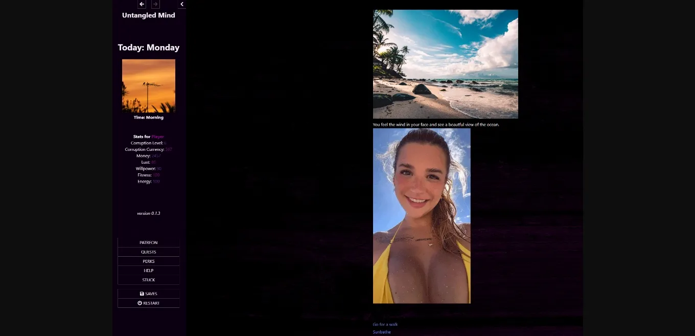 HTML Untangled Mind [v0.1.8] [Violet Rose Games] | Free Adult Games