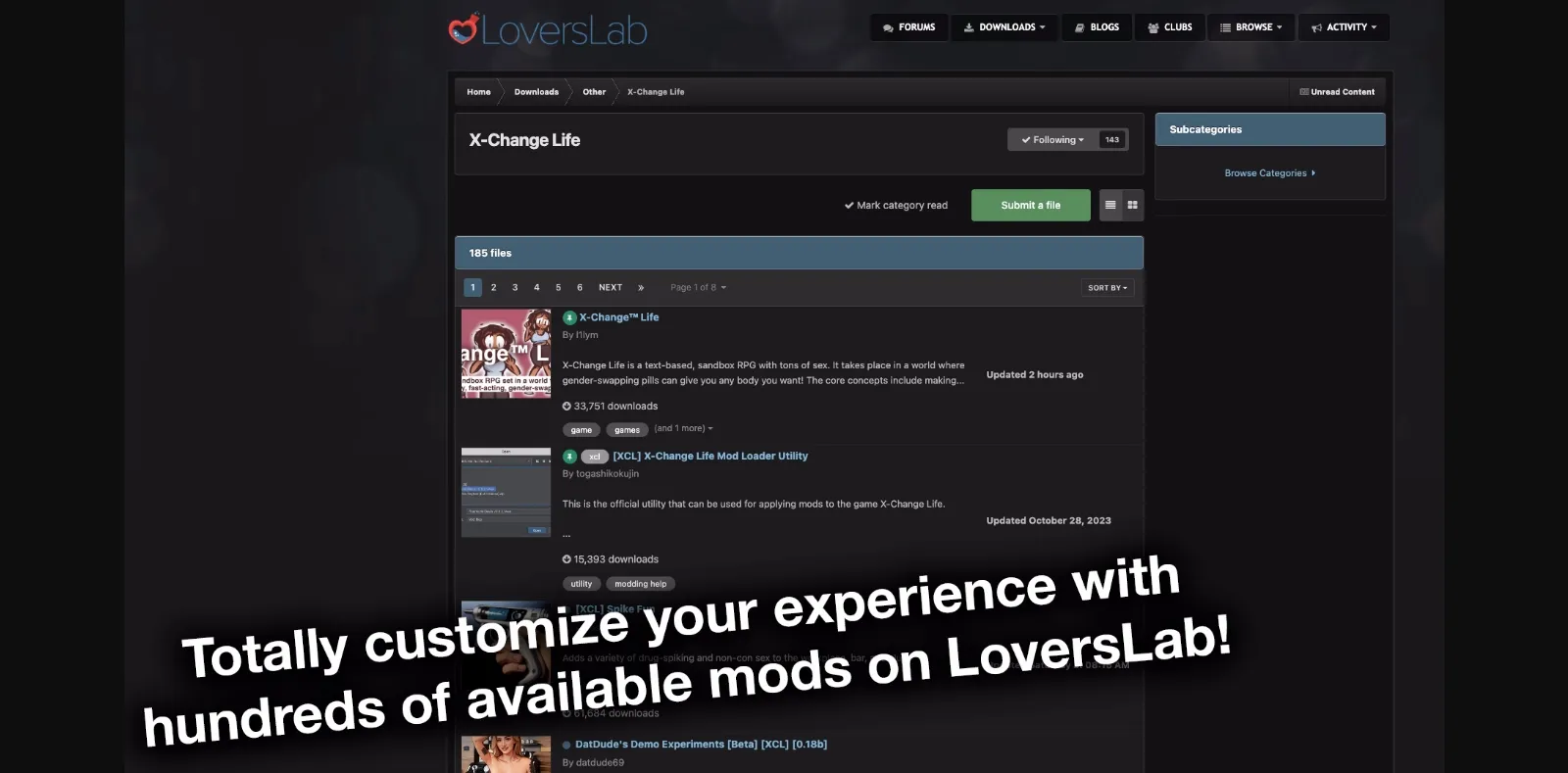 HTML X-Change™ Life [v0.21.7.1] [Aphrodite] | Free Adult Games