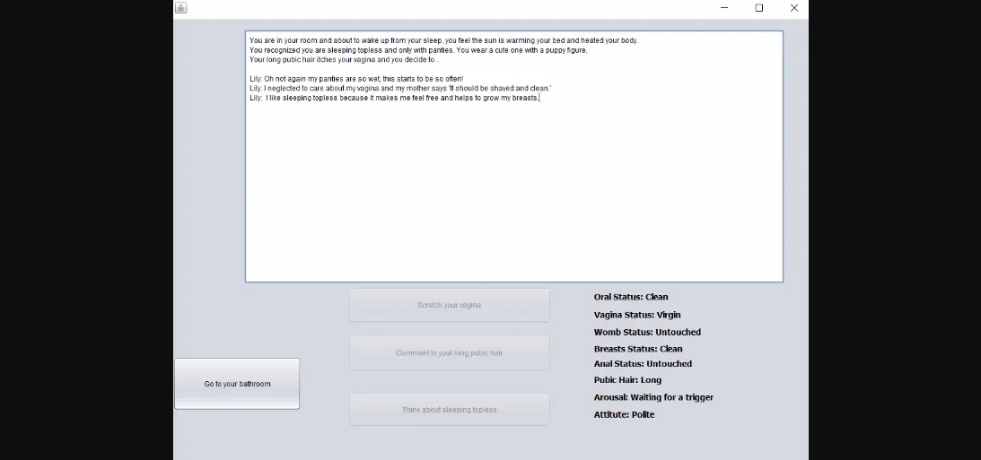 Java Abandoned MyFemDiary [Demo] [LeonsCourage] | Free Adult Games