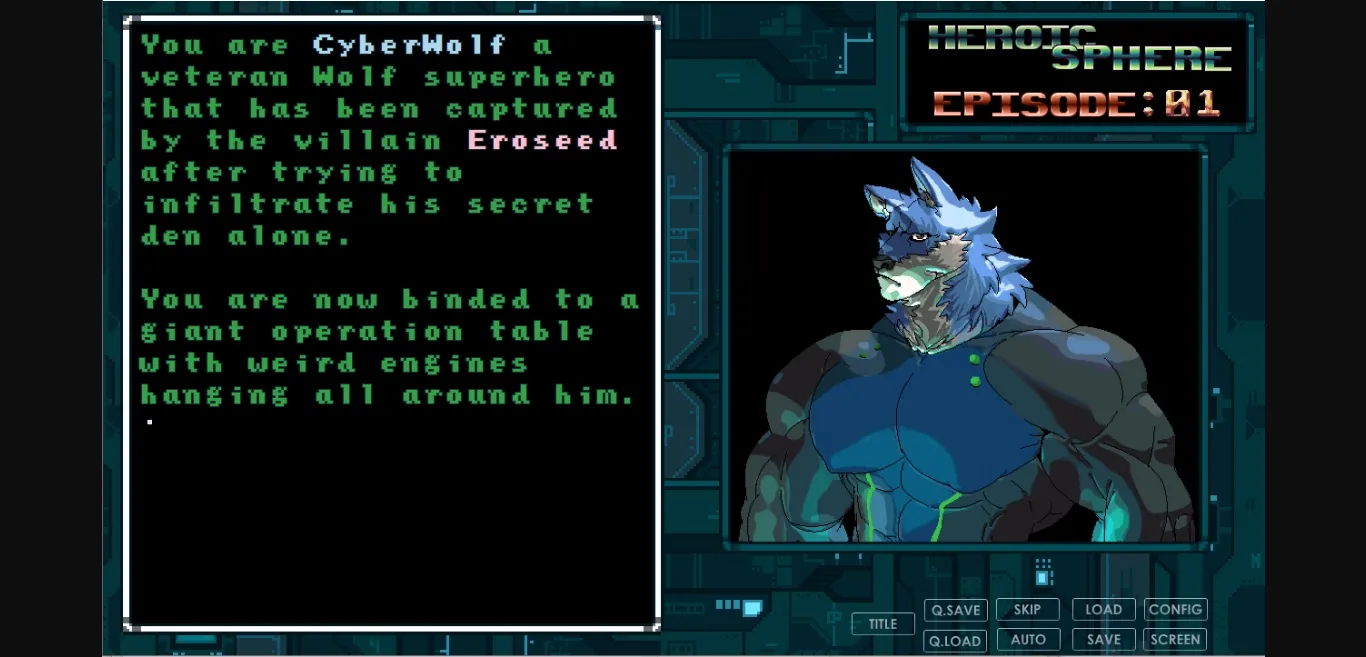 Others Abandoned Heroic Sphere - Episode 1   Cyberwolf [v1.5] [Satyroom] | Free Adult Games