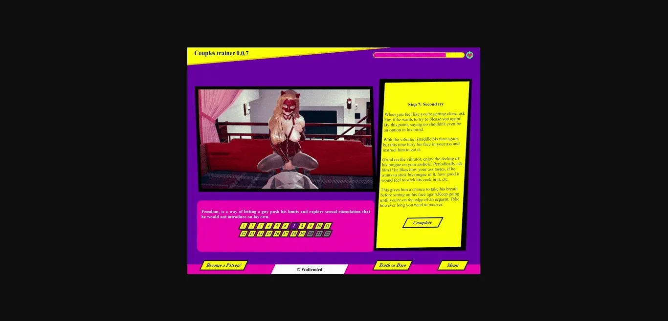 Others Completed Couples Trainer [v0.0.8] [Wolfended] | Free Adult Games