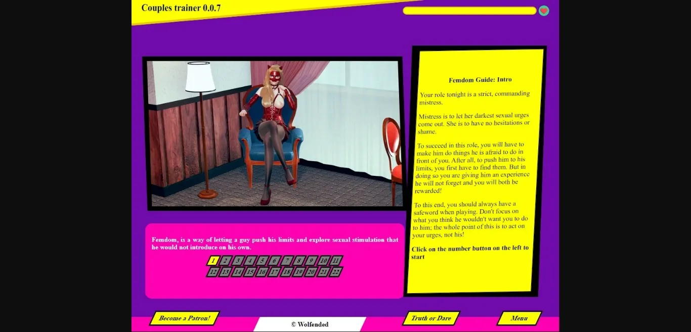 Others Completed Couples Trainer [v0.0.8] [Wolfended] | Free Adult Games