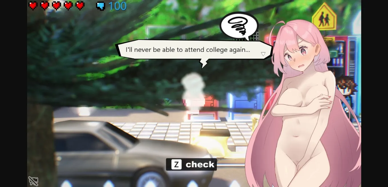 Others Completed Embarrassed Shina-chan -The Naked Wandering College Girl- [v1.1.0] [Kawaiso is Nukeru] | Free Adult Games