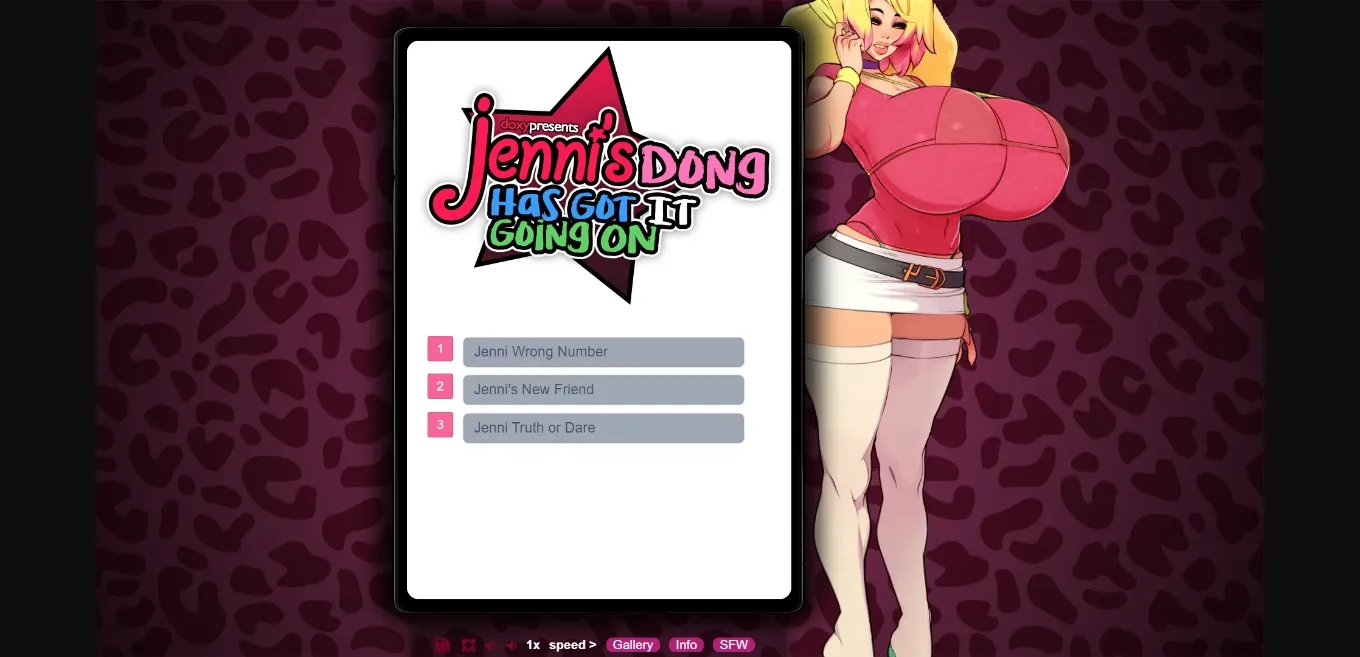 Others Completed Jenni&rsquo;s Dong Has Got It Goin&rsquo; On  The Jenni Trilogy [Final] [The Poundry] | Free Adult Games