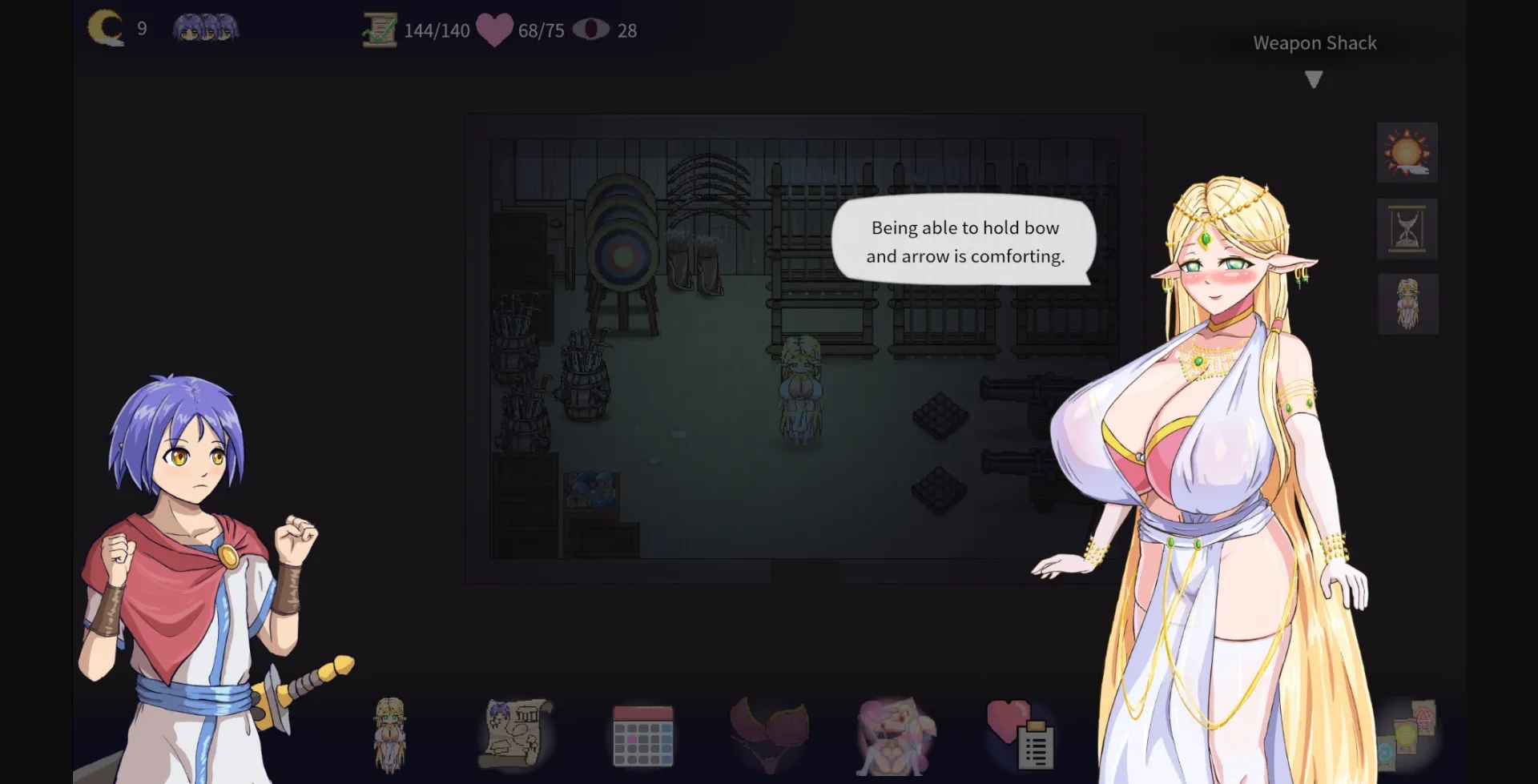 Others Completed Rookie Guard and the Queen [Final] [oneLegNinja] | Free Adult Games