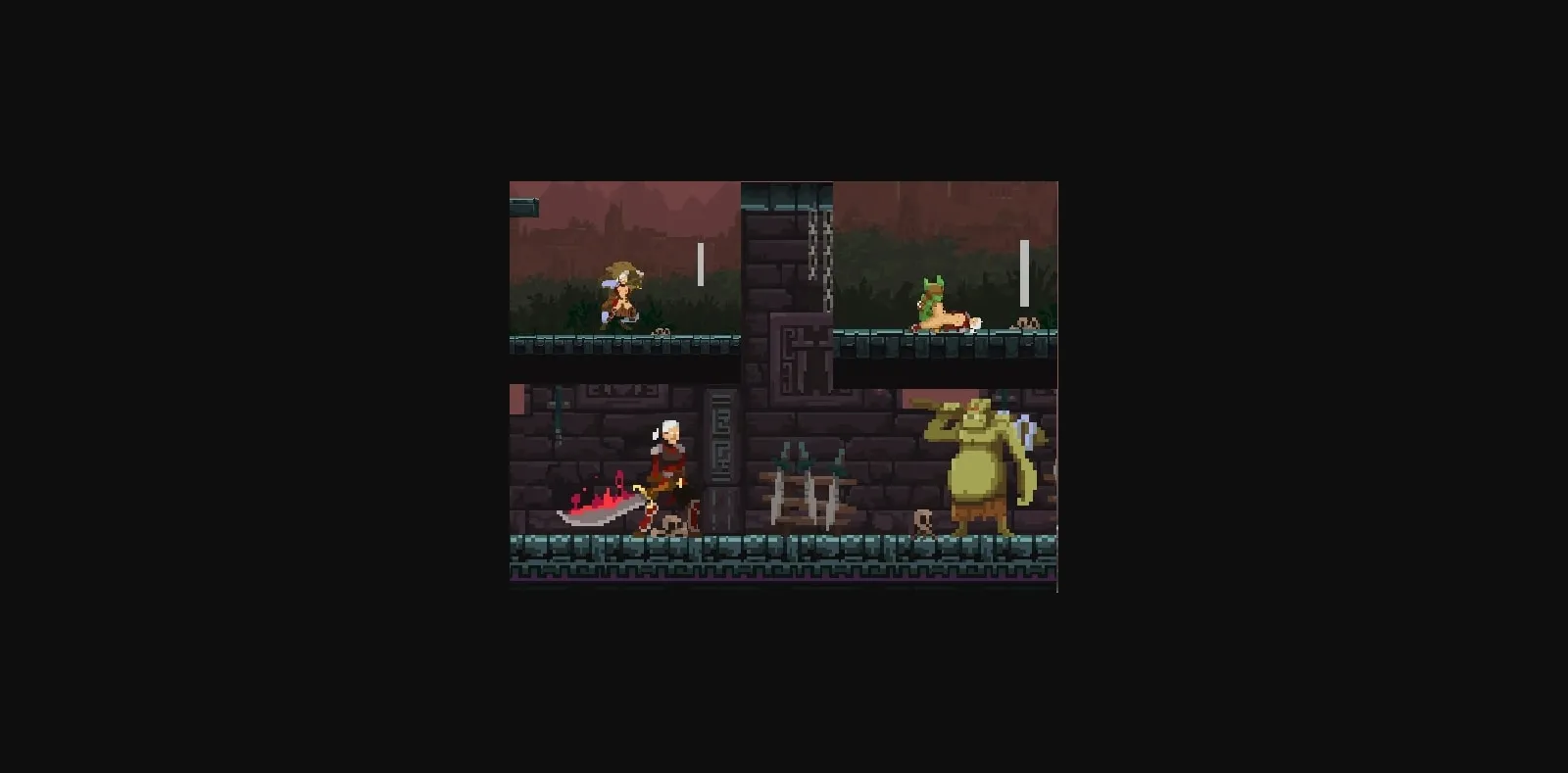 Others Completed Run Away From Monsters [Final] [Pixelart] | Free Adult Games