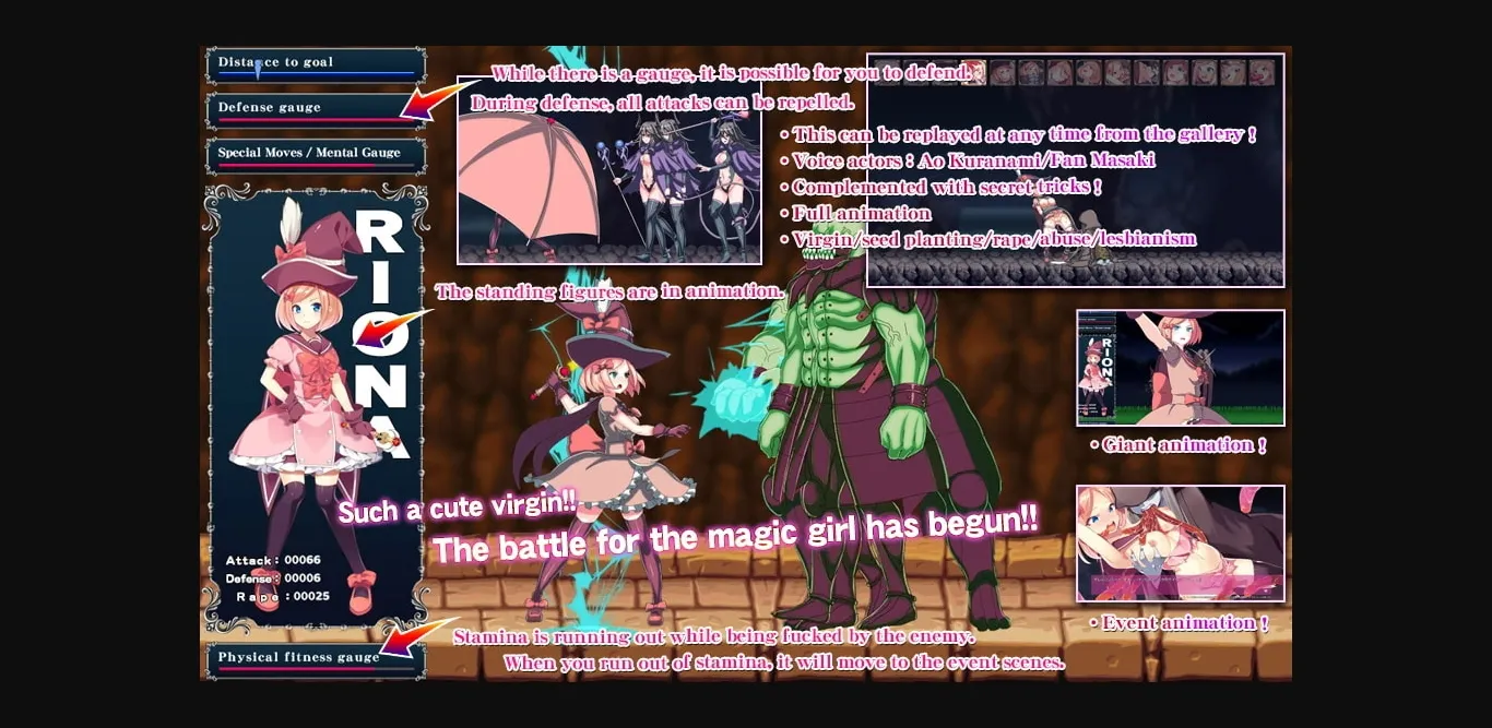 Others Completed Suffering Magic Girl - Makeup Riona [Apr 22 2020] [Miracle Heart] | Free Adult Games