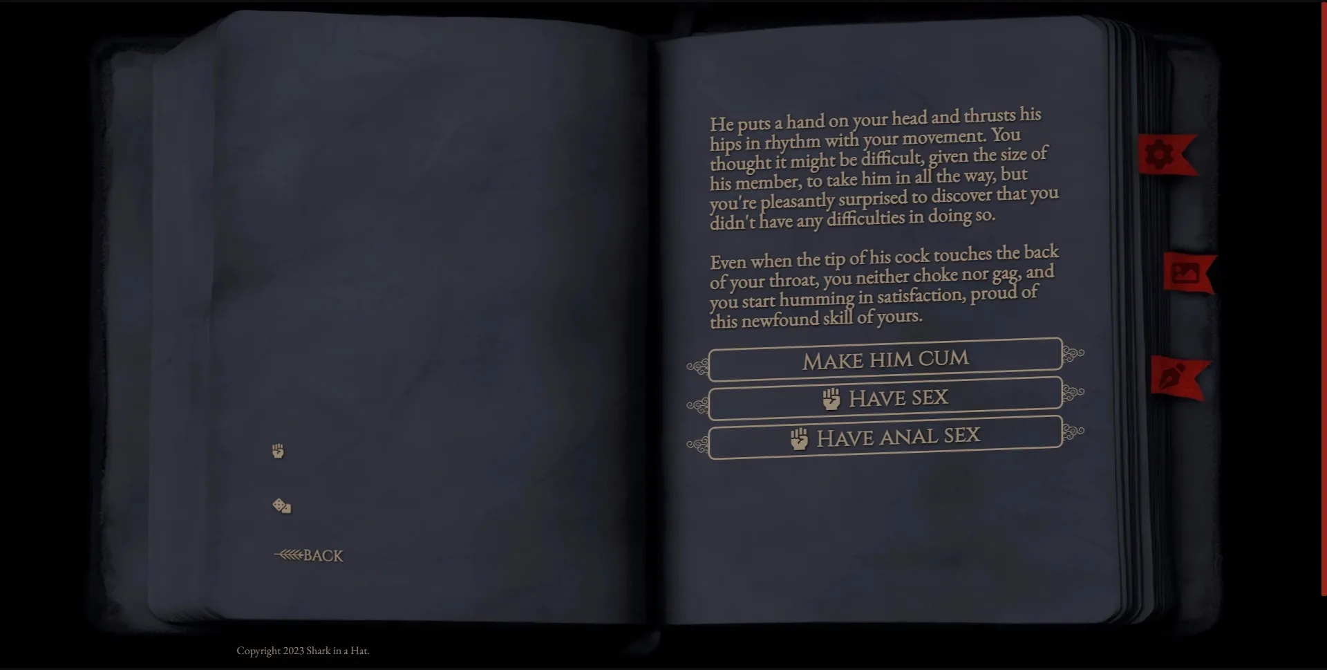 Others HTML Abandoned The Book of Nude [v0.2 Ch. 2] [shark_inna_hat] | Free Adult Games