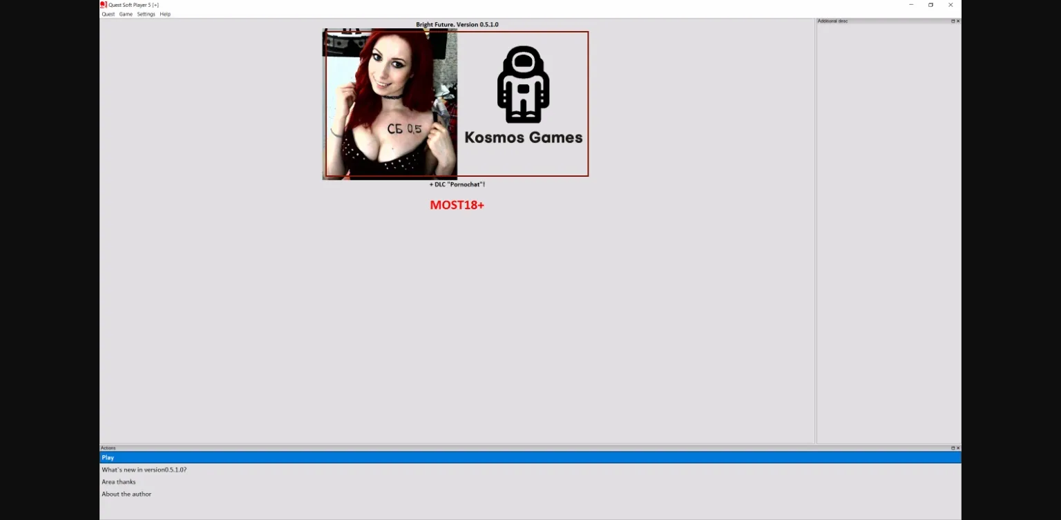 QSP Abandoned Bright Future [v0.5.2.0] [Kosmos Games] | Free Adult Games