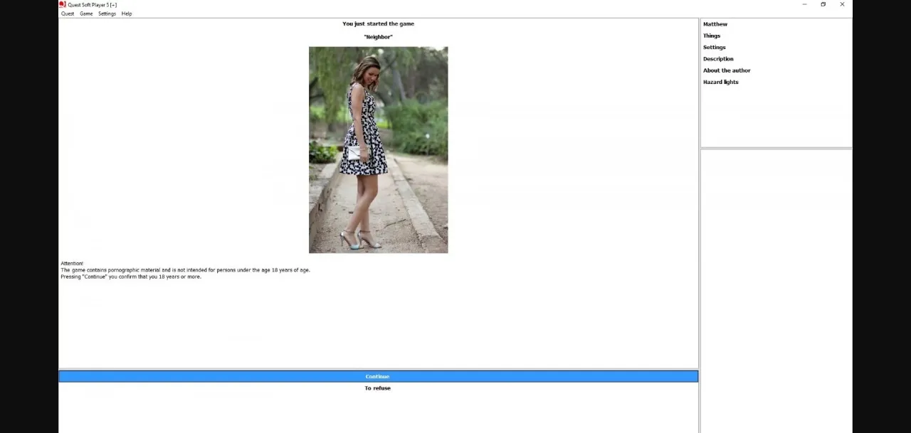 QSP Abandoned Neighbor [Final] [Balddoor] | Free Adult Games