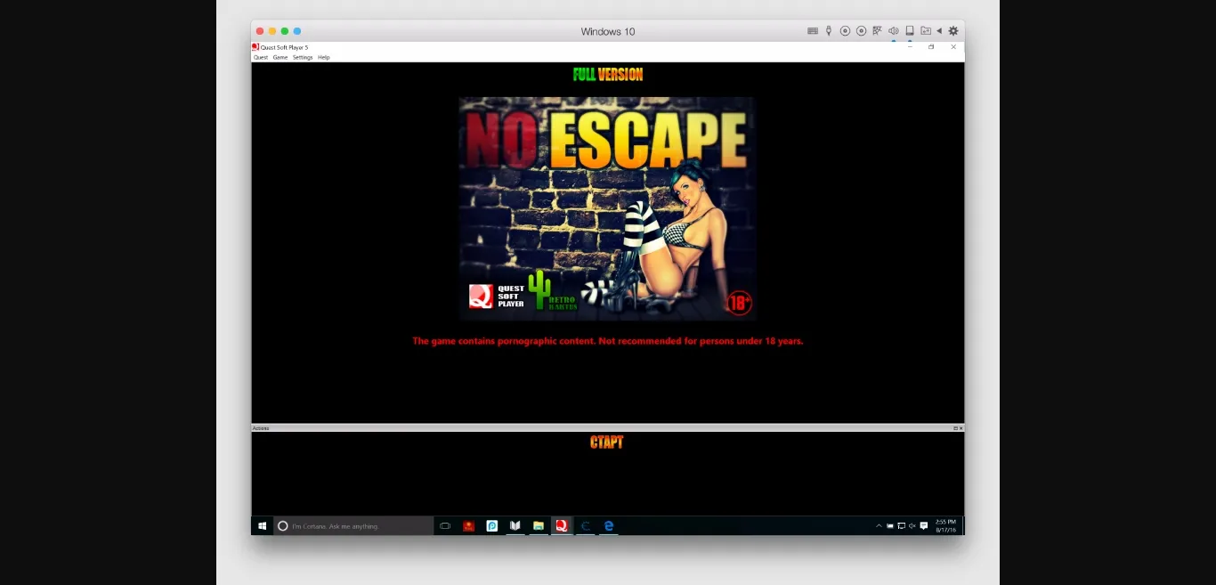 QSP Completed No Escape [Final] [Retro Kaktus] | Free Adult Games
