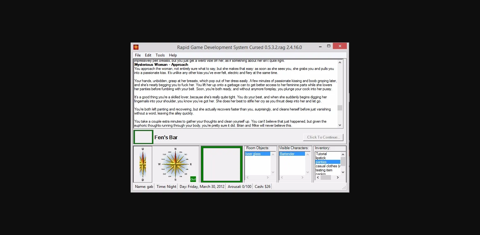 RAGS Abandoned Cursed [v0.5.3.2] [Anonymousmangames] | Free Adult Games