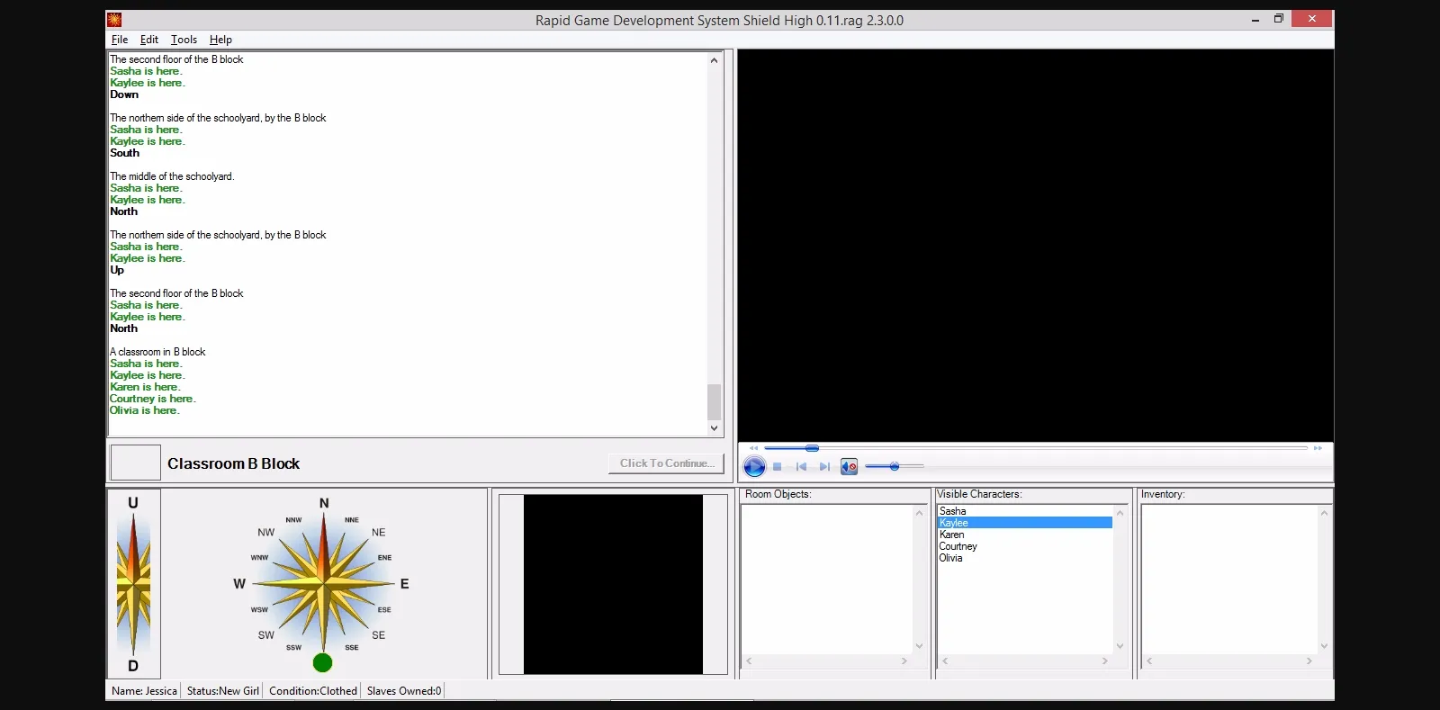 RAGS Abandoned Shield High [v0.11] [Pudding Games] | Free Adult Games
