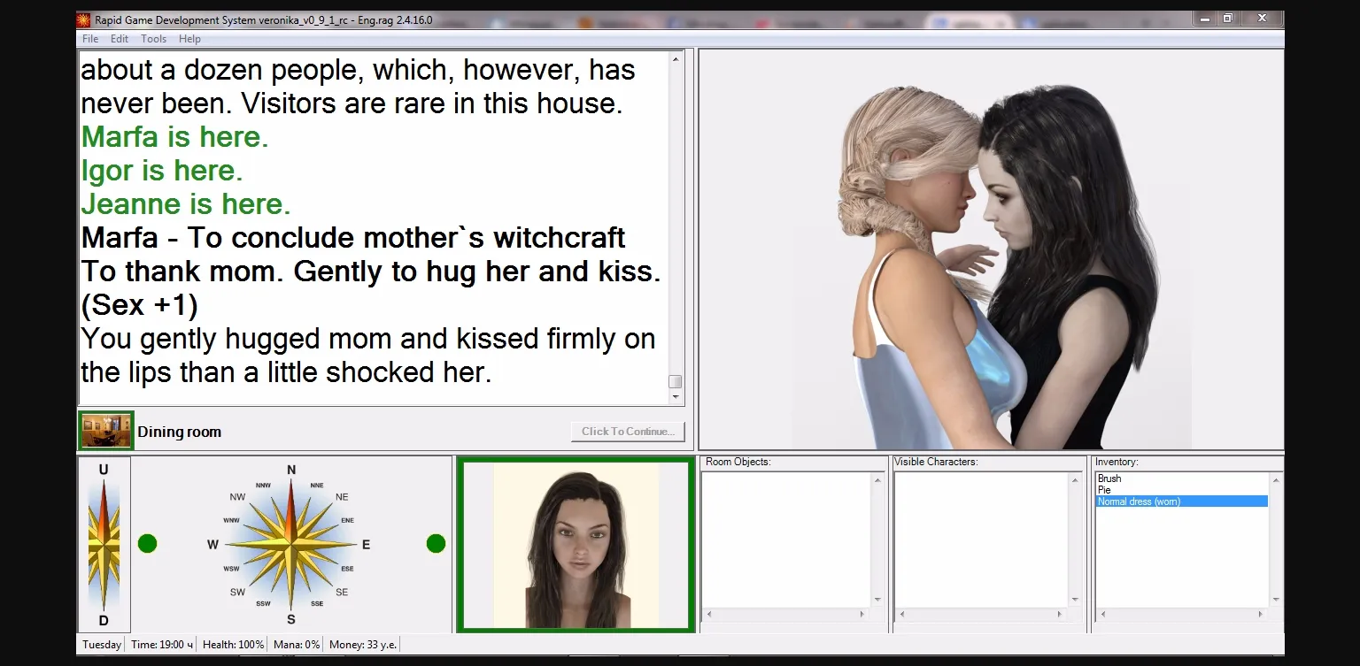 RAGS Abandoned Veronika [v0.9.1] [Pacifist03] | Free Adult Games