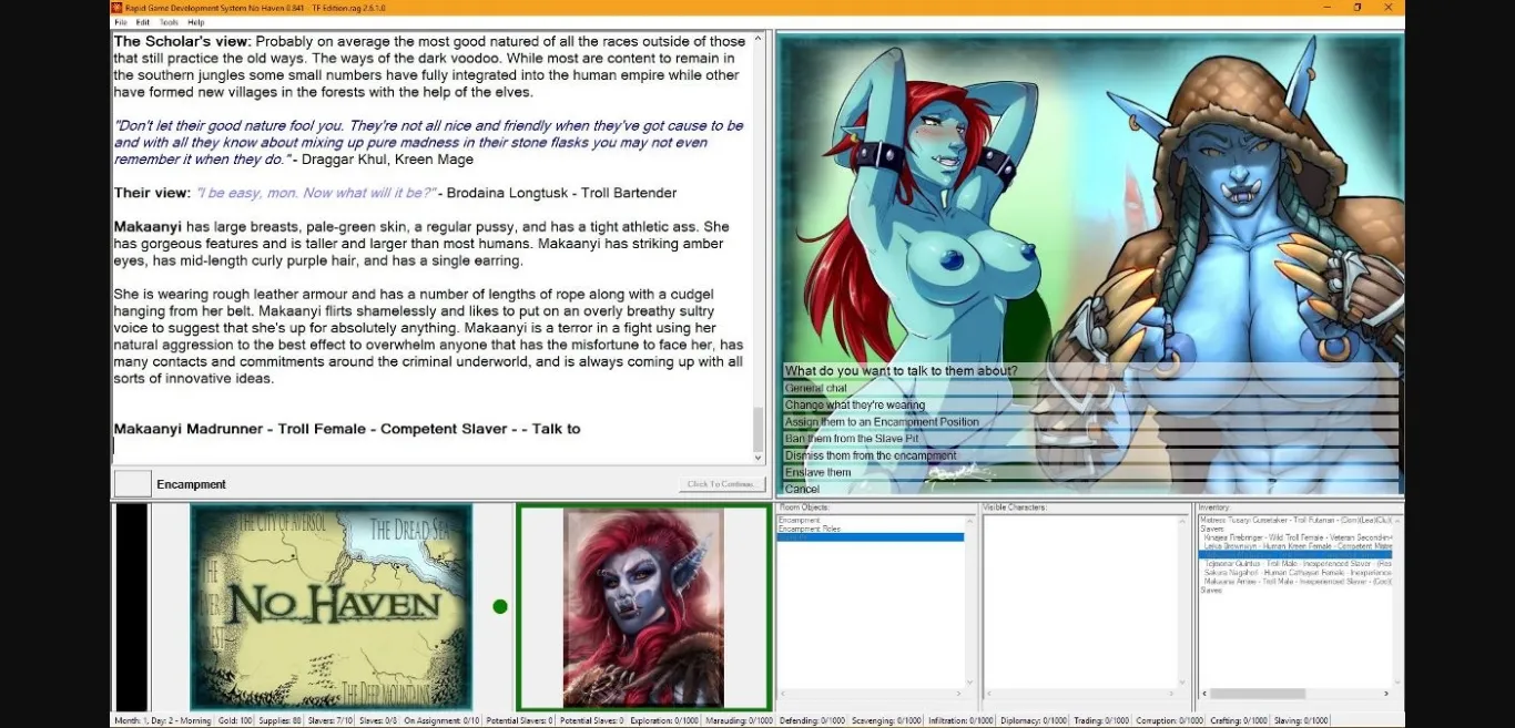 RAGS No Haven [v0.983 TF Edition] [Bedlam games] | Free Adult Games
