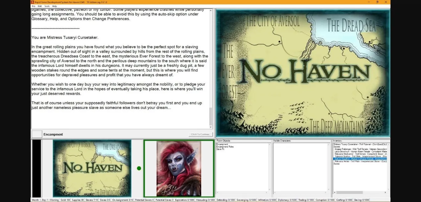 RAGS No Haven [v0.983 TF Edition] [Bedlam games] | Free Adult Games