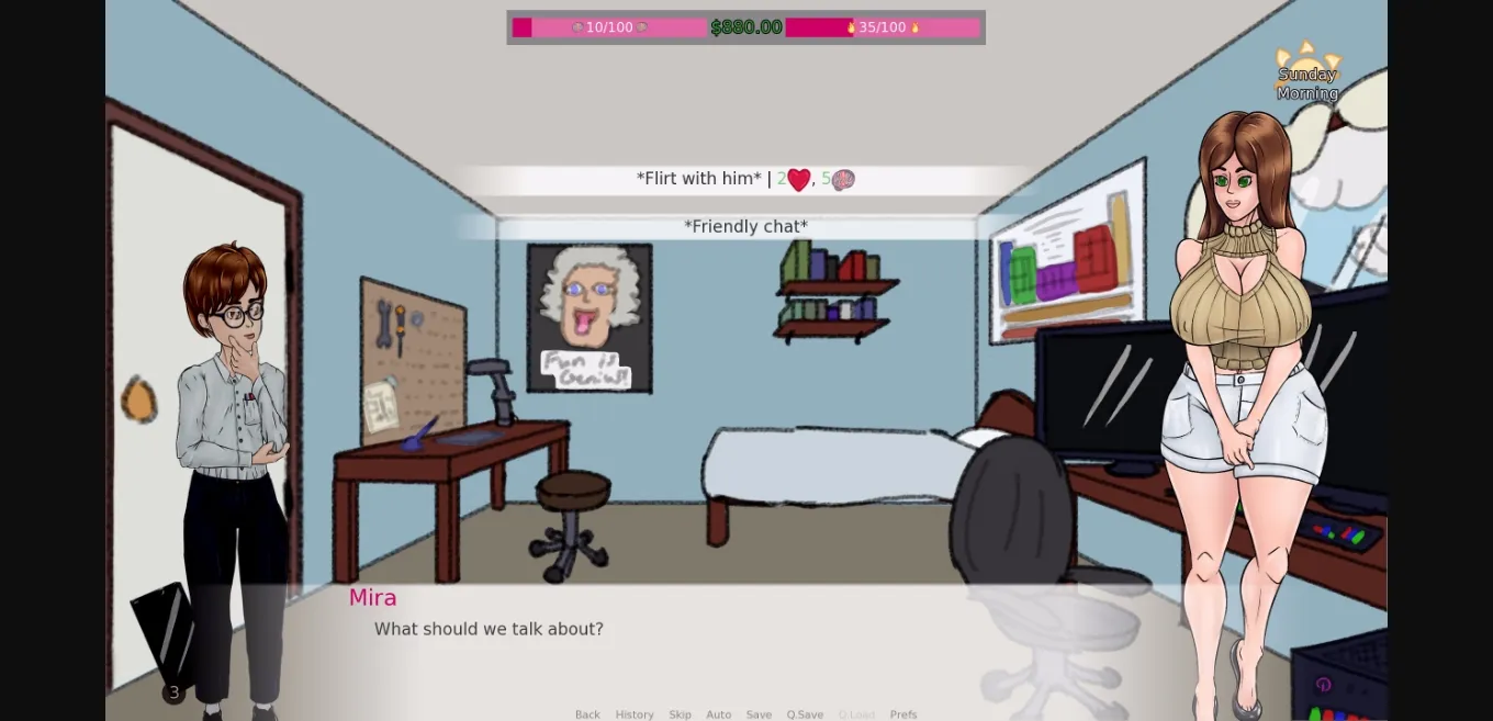 Ren'Py A Very Full House [v0.34.3] [MetaMira] | Free Adult Games