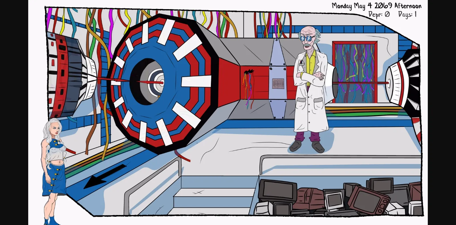 Ren'Py Abandoned Allie's Quantum Adventure [v0.020 Beta] [Bot in Blue] | Free Adult Games