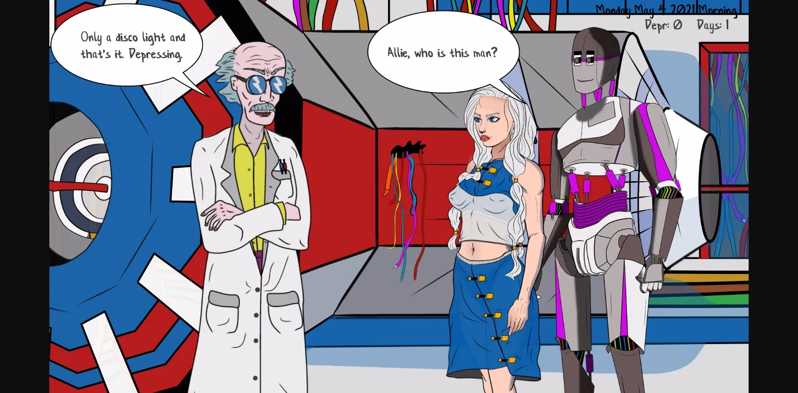 Ren'Py Abandoned Allie's Quantum Adventure [v0.020 Beta] [Bot in Blue] | Free Adult Games