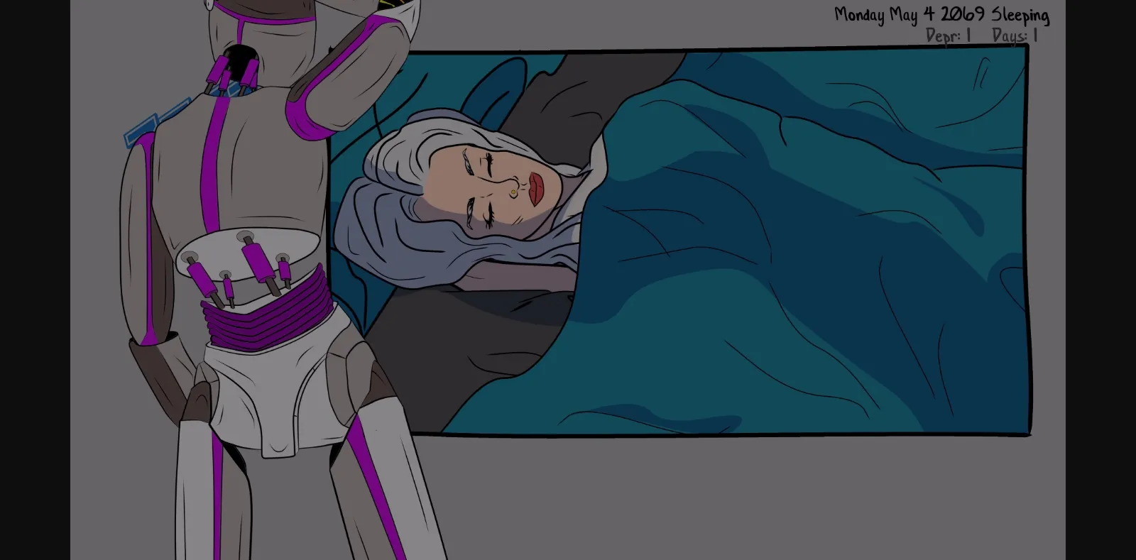 Ren'Py Abandoned Allie's Quantum Adventure [v0.020 Beta] [Bot in Blue] | Free Adult Games