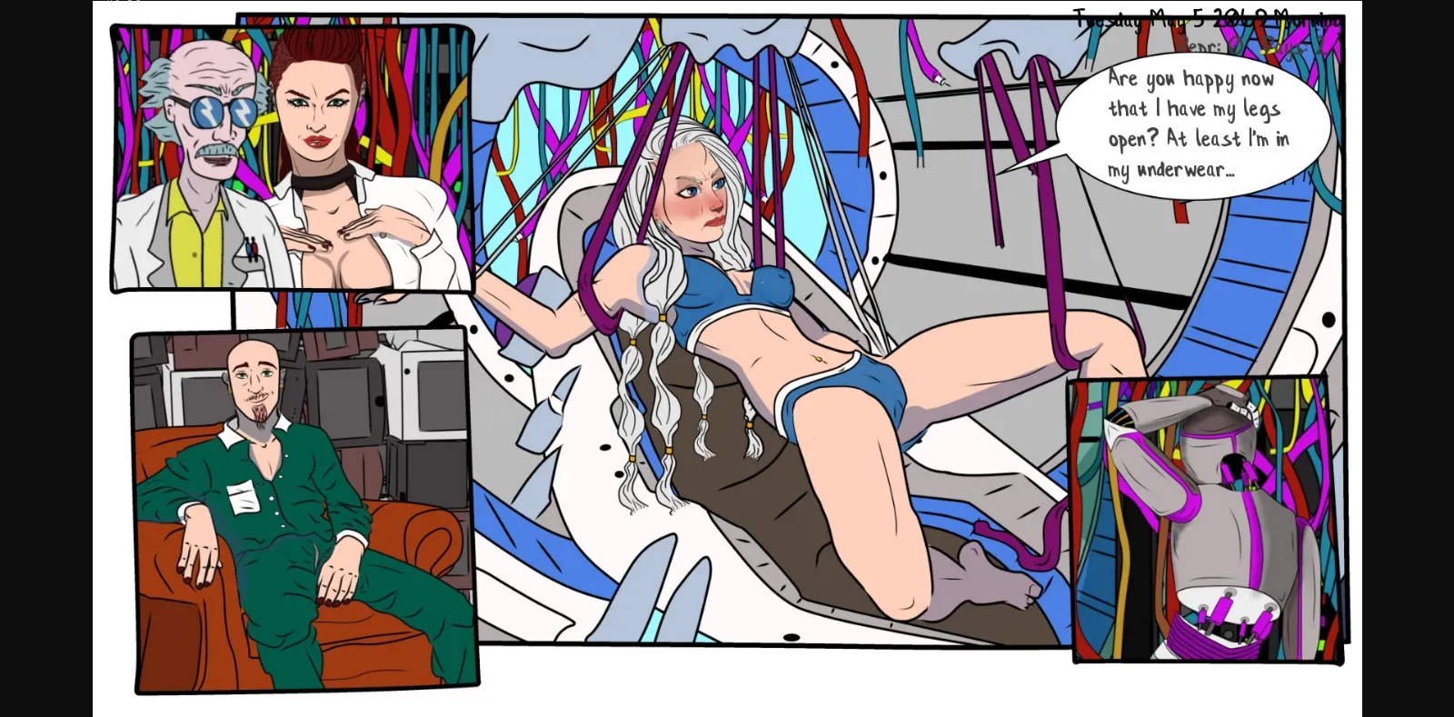 Ren'Py Abandoned Allie's Quantum Adventure [v0.020 Beta] [Bot in Blue] | Free Adult Games