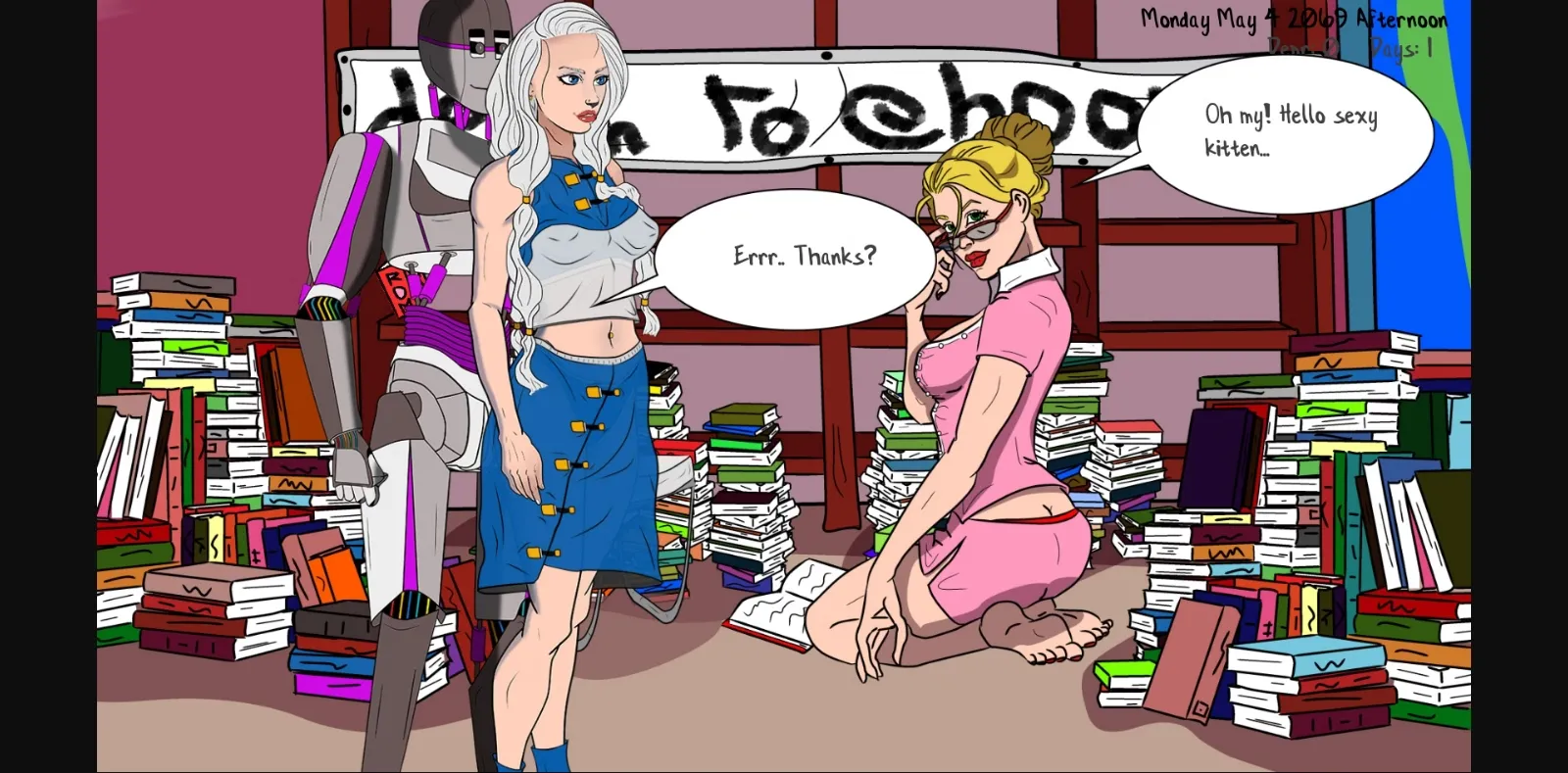 Ren'Py Abandoned Allie's Quantum Adventure [v0.020 Beta] [Bot in Blue] | Free Adult Games