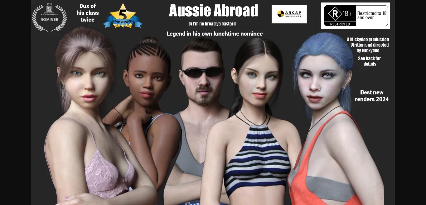 Ren'Py Abandoned An Aussie Abroad [Ch.1] [Mickydoo] | Free Adult Games