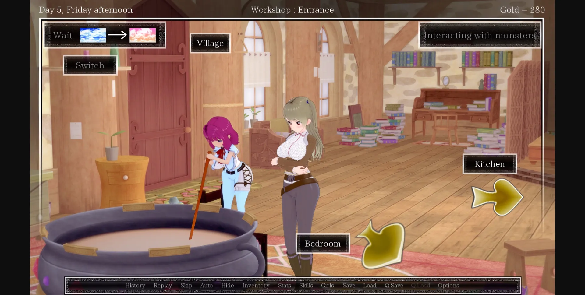 Ren'Py Abandoned Brave New Isekai [v0.1.10b] [Black Arts Theatre] | Free Adult Games